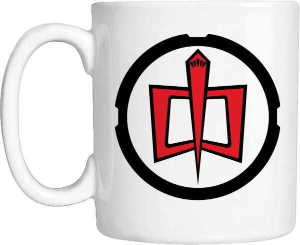 Caneca com o Símbolo do Super Herói Americano