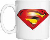 Caneca com o Símbolo do Super Homem